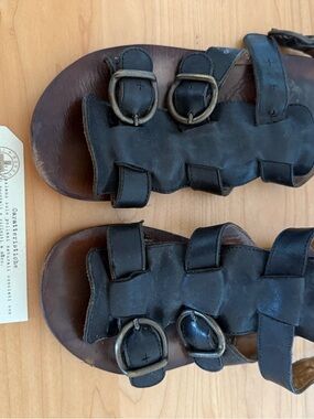 Fiorentini + Baker Classic Flat 3 Buckle Gladiator Sandals